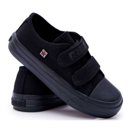 Scarpe Bambini Sneakers Big Star Con Velcro Nero FF374095