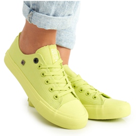 Sneakers da donna Big Star Lime AA274012 giallo