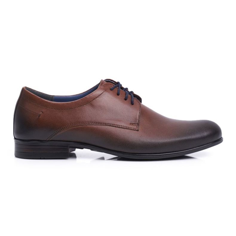 Scarpe Brogue Uomo Casual Nikopol Pelle Marrone 1738