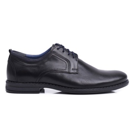 Scarpe Brogue Uomo Casual Nikopol Pelle Nere 1726 nero
