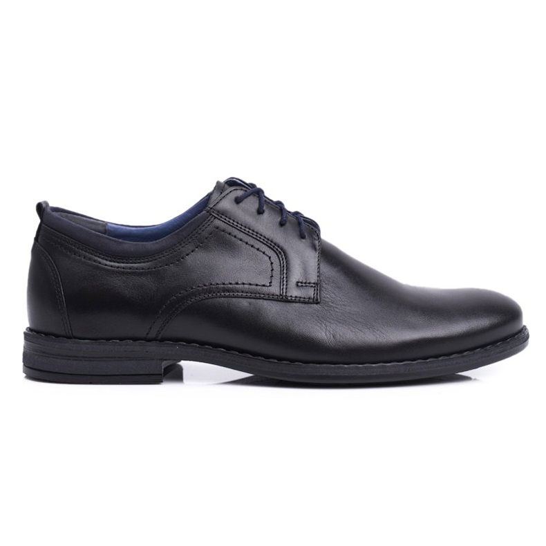 Scarpe Brogue Uomo Casual Nikopol Pelle Nere 1726 nero