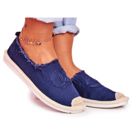 SEA Espadrillas da donna Navy Blue Flaure blu navy