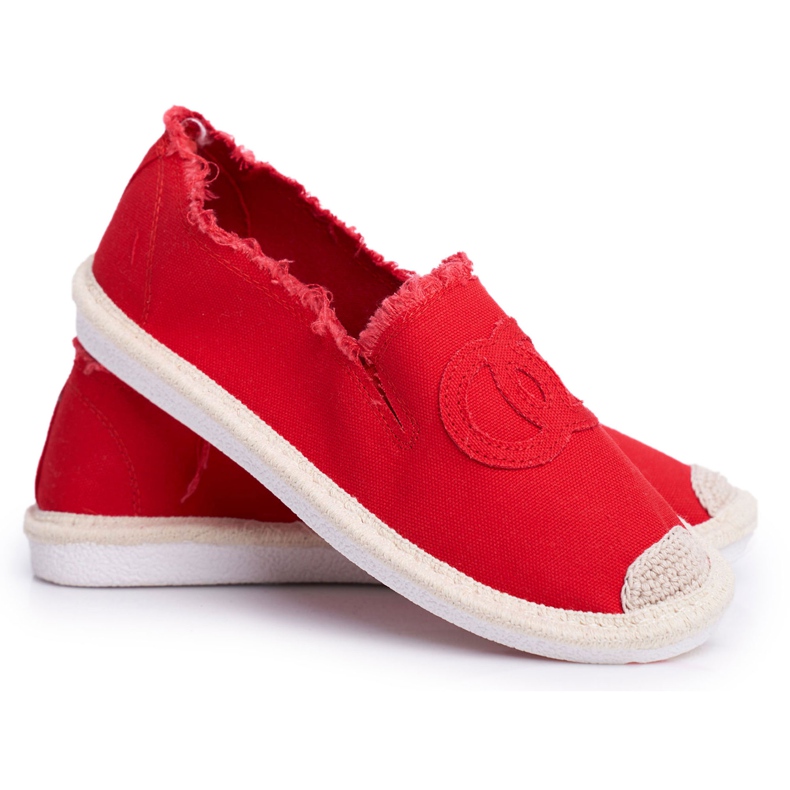 PS1 Espadrillas da donna Red Flaure rosso