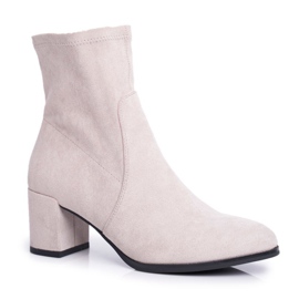 Stivali Donna Con Tacco Alto Sergio Leone Slip Grigio LikeStar