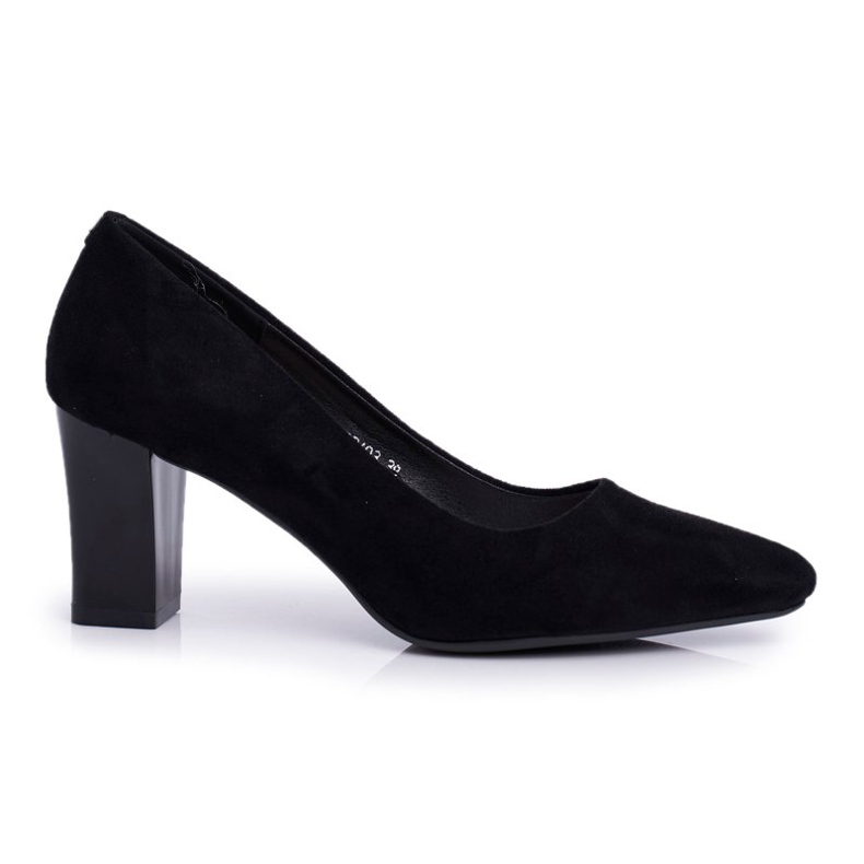 Décolleté da donna Sergio Leone PB403 Suede Nero Herline