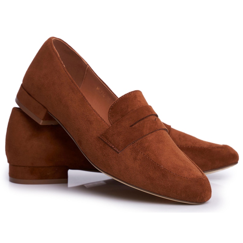 Mocassini Donna Camoscio Sergio Leone MK734 Camel Nebbi marrone