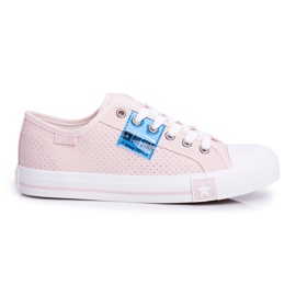 Sneakers Donna Big Star Openwork Rosa FF274033