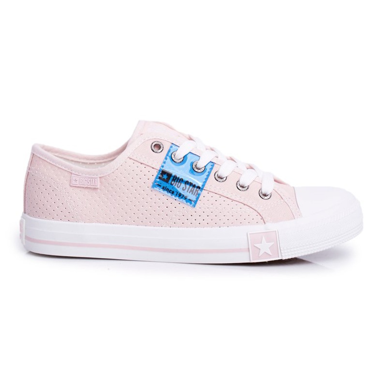 Sneakers Donna Big Star Openwork Rosa FF274033