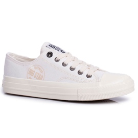 Sneakers Donna Big Star Bianche FF274124 écru