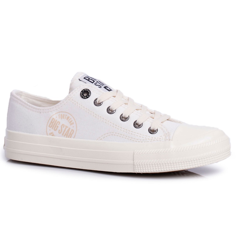 Sneakers Donna Big Star Bianche FF274124 écru