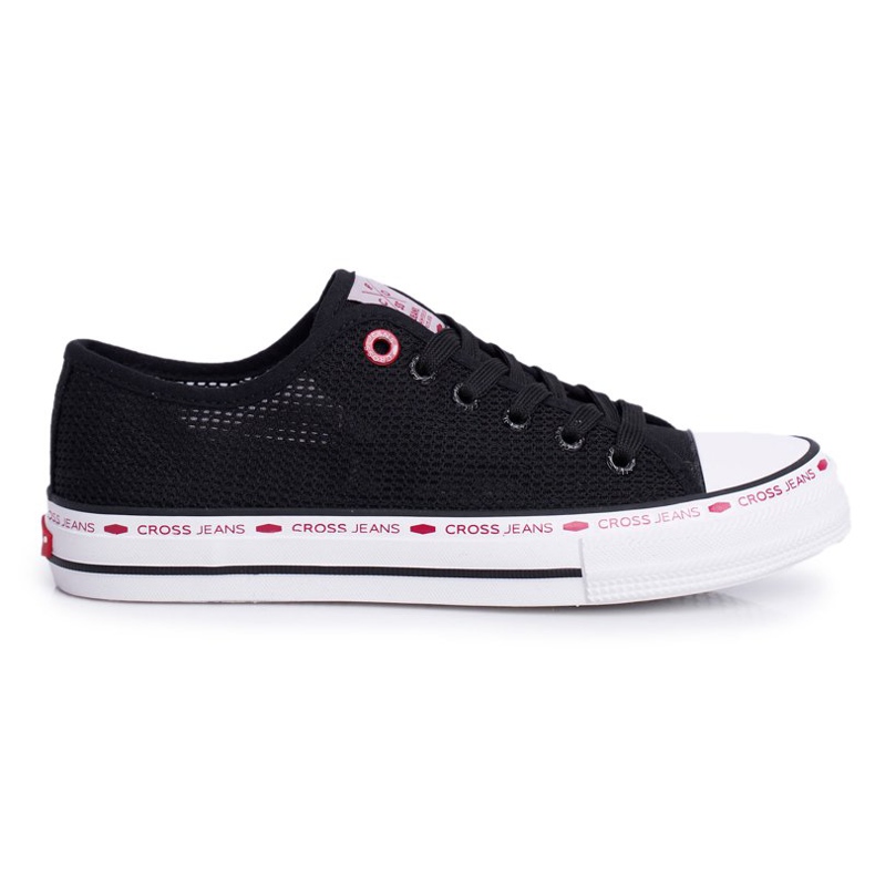 Sneakers Donna Cross Jeans Rete Nera FF2R4015C nero