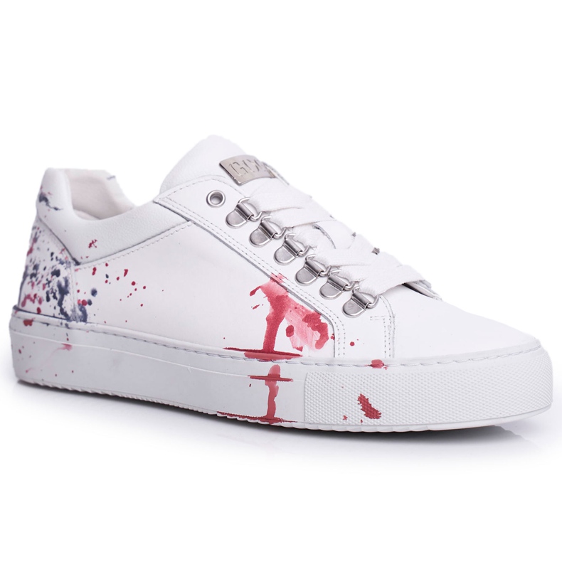 Sneakers Donna Pelle bianca GOE FF2N3027