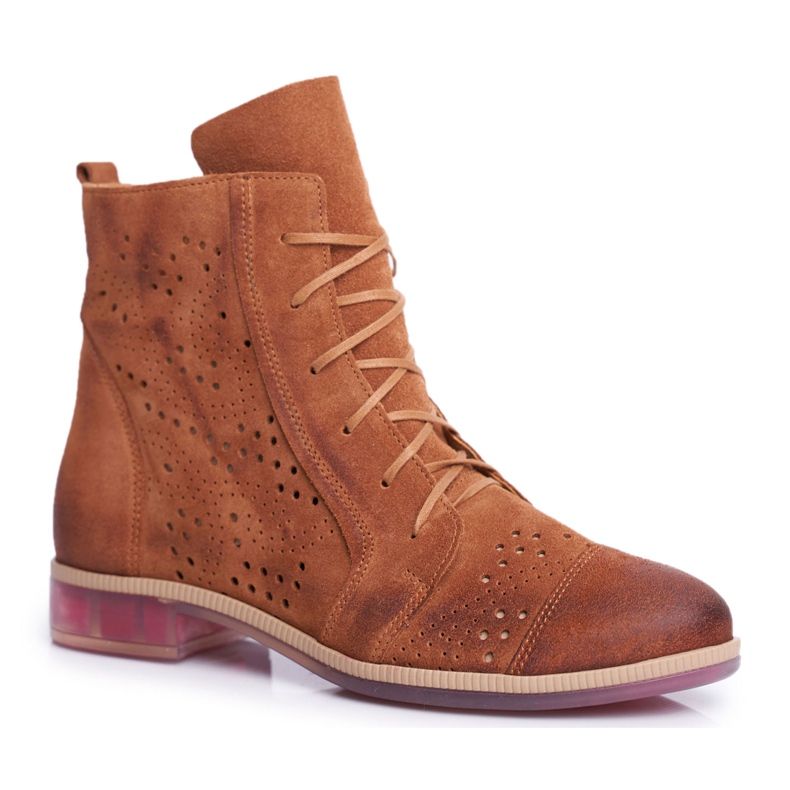 Stivali Donna Pelle Maciejka Marrone 04468-29