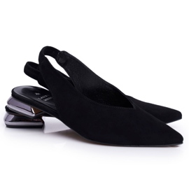 Ballerine da donna Laura Messi Pelle Nere 2127 nero