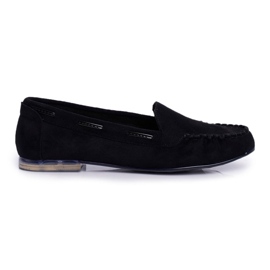 Mocassini Donna Sergio Leone Scamosciato Nero MK722