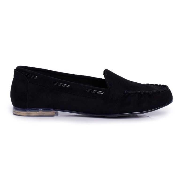 Mocassini Donna Sergio Leone Scamosciato Nero MK722