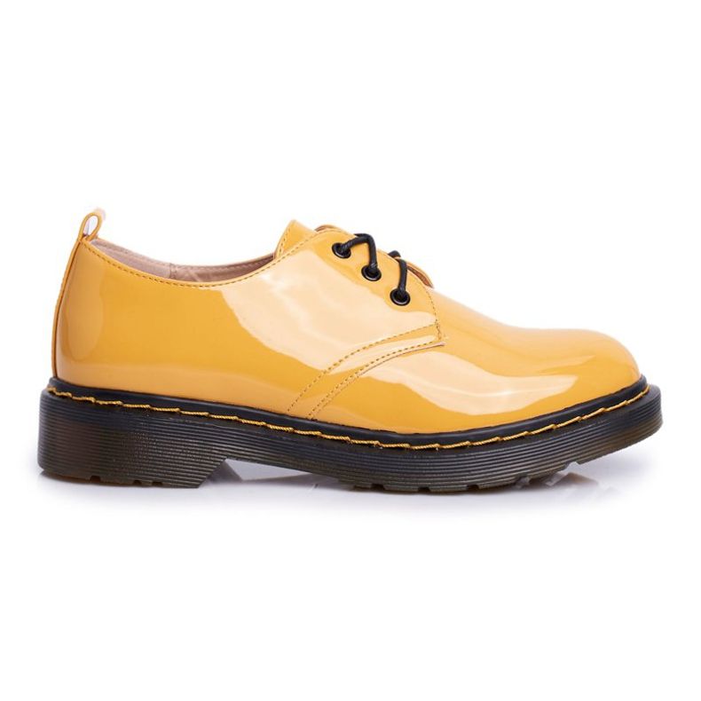 SEA Scarpe Brogue da Donna Laccate Gialle Do It Better! giallo