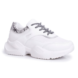 PS1 Scarpe Sportive Donna Bianche Snake Giselle bianco