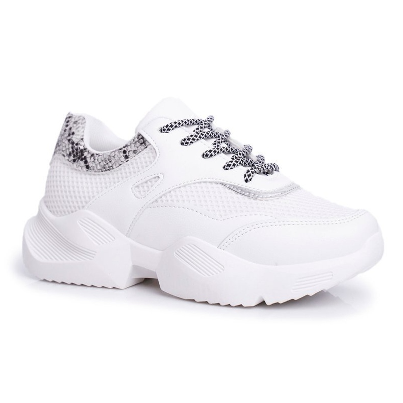 PS1 Scarpe Sportive Donna Bianche Snake Giselle bianca