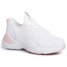 BUGO Scarpe Sportive da Donna Fellen . Rosa e Bianche bianca