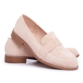 PS1 Scarpe Brogue Donna Camoscio Beige Cintra