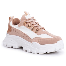SEA Scarpe Sportive Donna Beige e Bianche Palmas bianco marrone