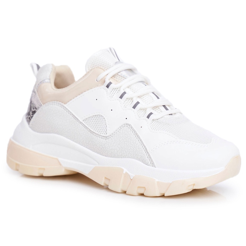 PS1 Scarpe Sportive Donna Sneakers Beige Idaise