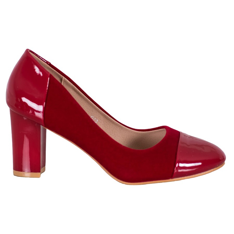 Weide Décolleté bordeaux rosso