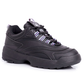 EVE Scarpe Sportive Donna Nere Boston nero