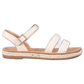 SHELOVET Sandali In Ecopelle Intrecciati marrone