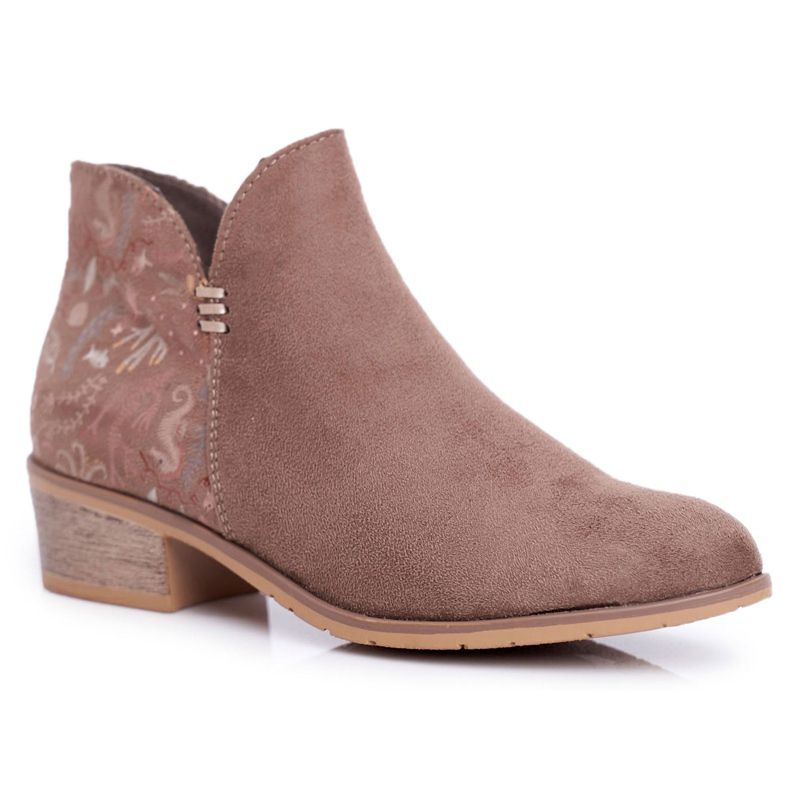 Stivali Donna Tacco Piatto Primavera Marrone Elizabeth