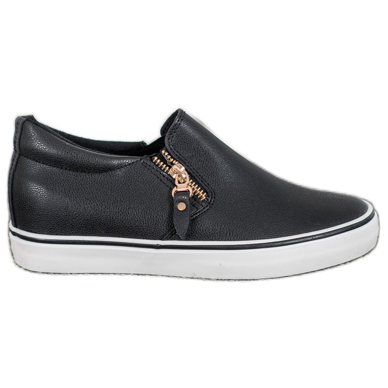 SHELOVET Slip neri con cerniera nero