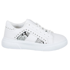 SHELOVET Sneakers alla moda sulla piattaforma bianco