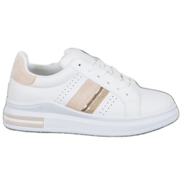 SHELOVET Scarpe da ginnastica alla moda bianco