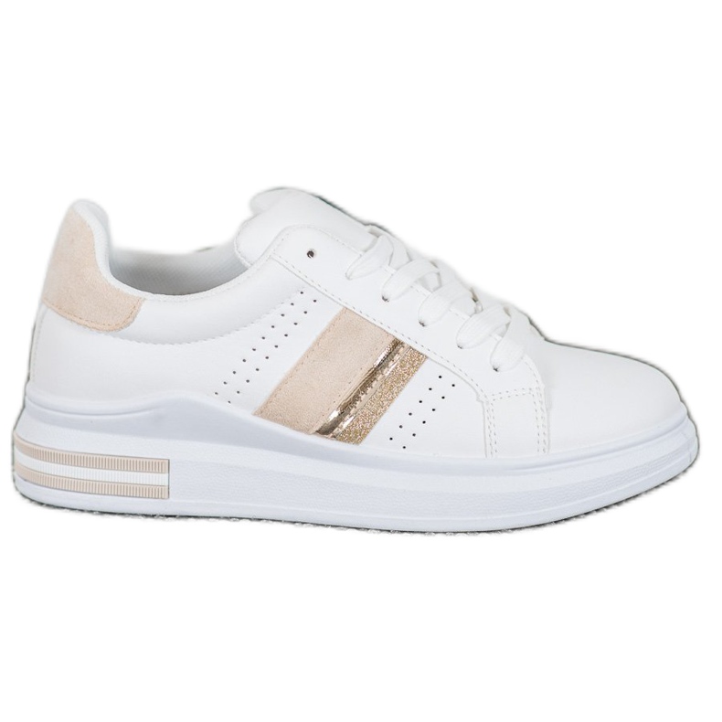 SHELOVET Scarpe da ginnastica alla moda bianca