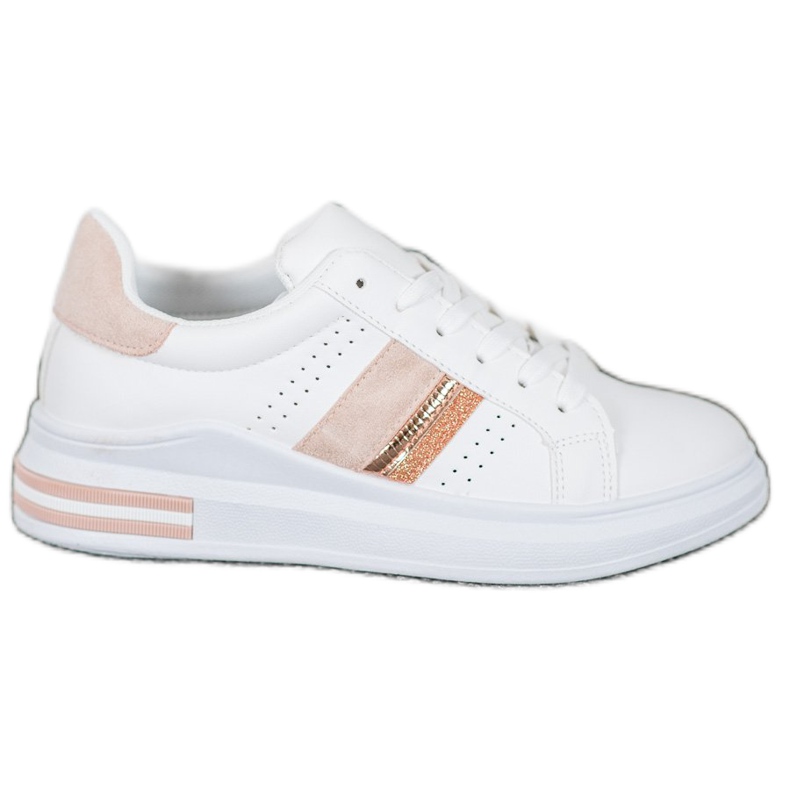 SHELOVET Scarpe da ginnastica alla moda bianca