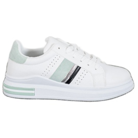 SHELOVET Scarpe da ginnastica alla moda bianca