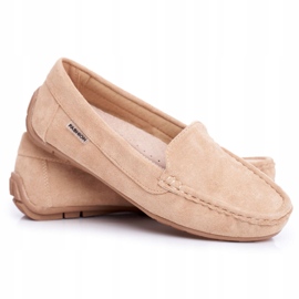 Evento Mocassini Donna Camoscio Beige Morreno
