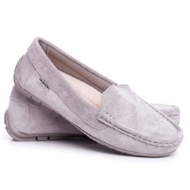 EVE Mocassini Donna Grigi Camoscio Morreno grigio