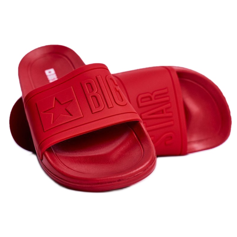 Pantofole Uomo Big Star Gomma Rossa DD174689 rosso