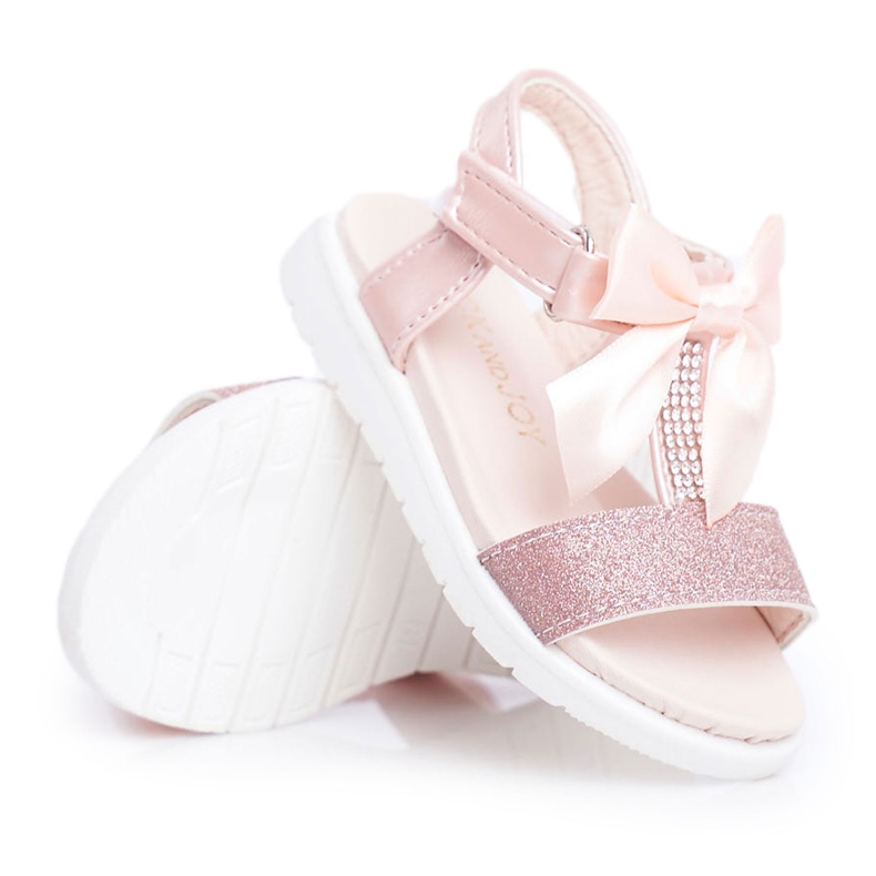 FRROCK Sandali Da Bambina Con Velcro Per Bambina Champagne Bella rosa giallo
