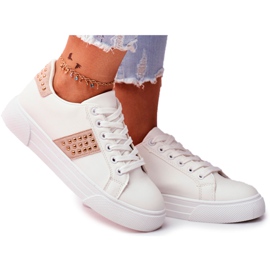 ADY Cinturini per scarpe sportive da donna bianche e beige bianco