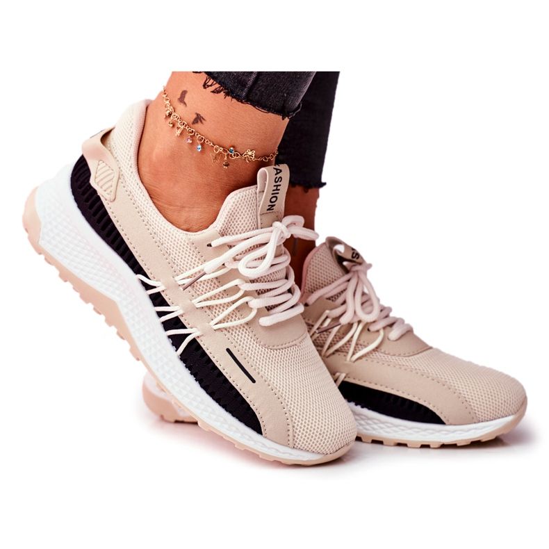 BUGO Scarpe Sportive Donna Sneakers Beige Pamela