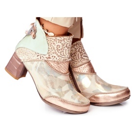 Stivali Donna Con Tacco Alto Maciejka Beige 03410-04 marrone verde