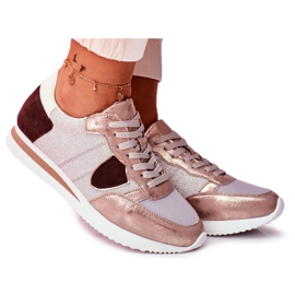 Moow Scarpe Sportive da Donna Glitter Argento Molto Belle beige multicolore giallo