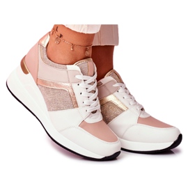 Moow Scarpe sportive da donna Sneakers Bianco e Rosa Dillion bianca multicolore giallo