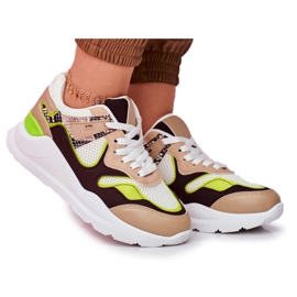 PS1 Scarpe Sportive da Donna Sneakers Bianco Freak marrone multicolore