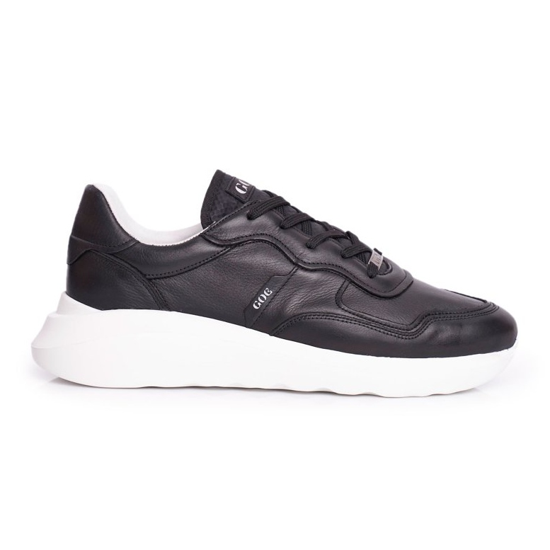 GOE Scarpe Sportive Uomo Pelle Nere FF1N3008 nero