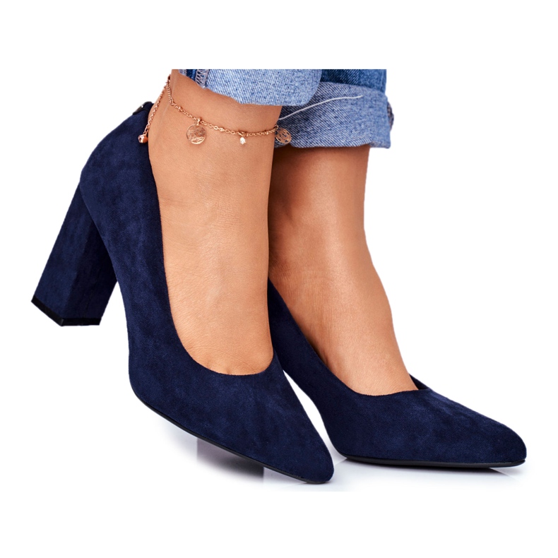 Décolleté Con Tacco Donna Sergio Leone Blu Navy PB216
