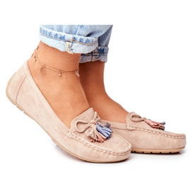 Evento Mocassini Donna Suede 20PB35-2003 Beige Donna Mia